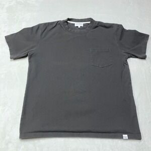 Norse Projects Ebsen Pocket Fine Jersey Tee Men's XL Gray Short Sleeve T-Shirt